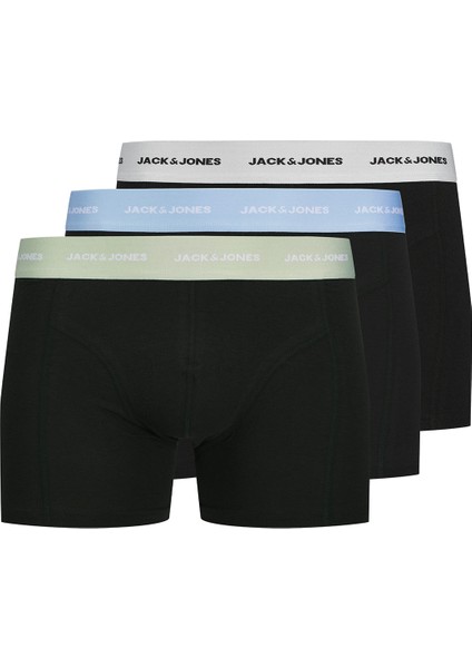 Jack&jones Tom Bamboo 3'lü Paket Erkek Siyah Iç Çamaşır