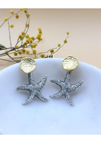 Reyhan Deniz Yıldızı Küpe