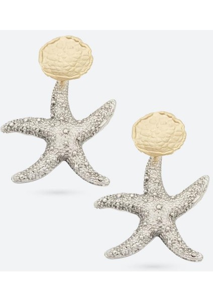 Reyhan Deniz Yıldızı Küpe modelleri