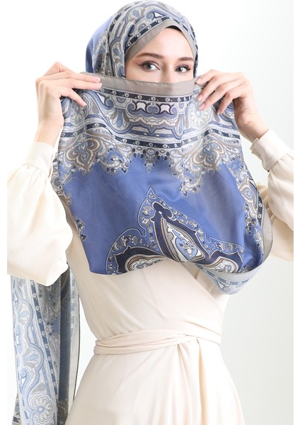 Karaca Desenli Cotton Şal 82002-11 Vizon Mor fırsatları