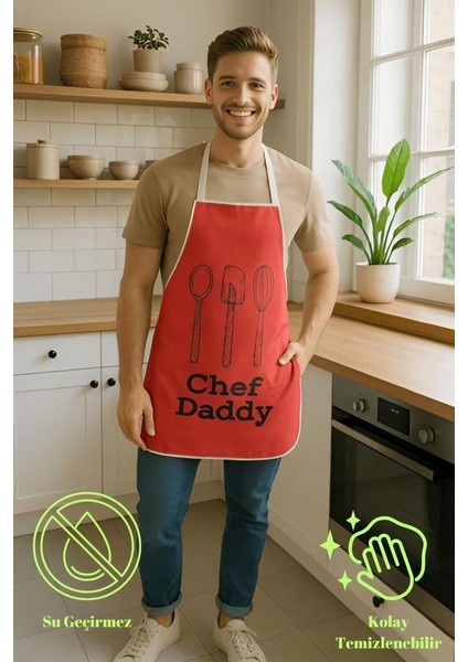 Chef Dady Sıvı Geçirmez Mutfak Önlüğü Leke Tutmaz, Sıvı Geçirmez, Kolay Temizlenebilir Önlük fiyatları