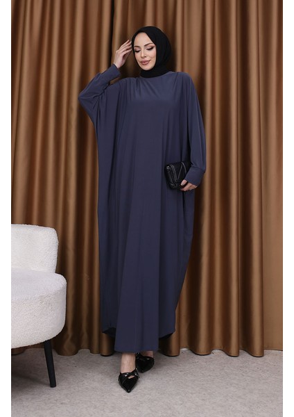 Yarasa Kol Salaş Elbise 2000-27 Koyu Gri fiyatları