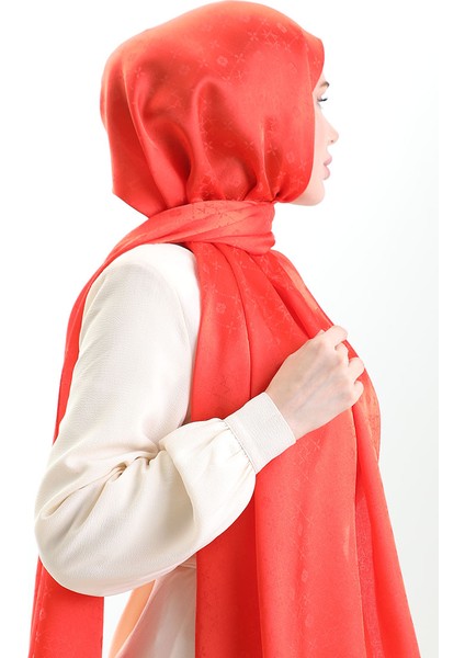 Karaca Jakarlı Şal 81097-08 Oranj modelleri