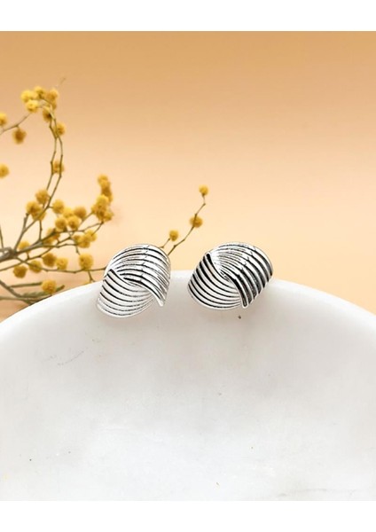 Vals Silver Renk Küpe