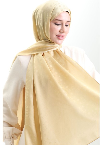 Karaca Jakarlı Şal 81097-14 Sarı