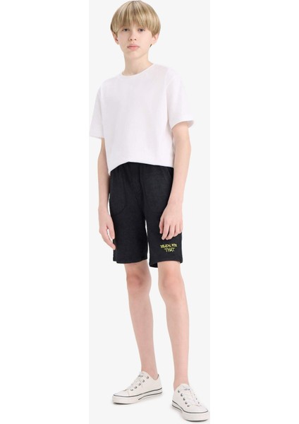 Erkek Çocuk Beli Lastikli Baskılı Şort C6286A824HS modelleri