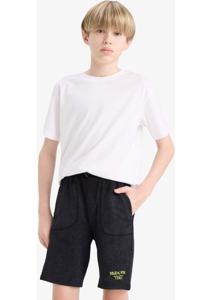 Erkek Çocuk Beli Lastikli Baskılı Şort C6286A824HS fırsatları