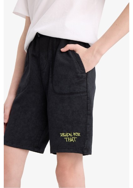 Erkek Çocuk Beli Lastikli Baskılı Şort C6286A824HS indirimleri