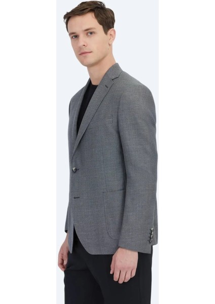 Antrasit Düz Regular Fit Yün Karışımlı Ceket fırsatları