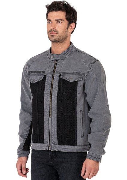 Silver Ice Korumalı File Motosiklet Kot Montu Erkek indirimleri