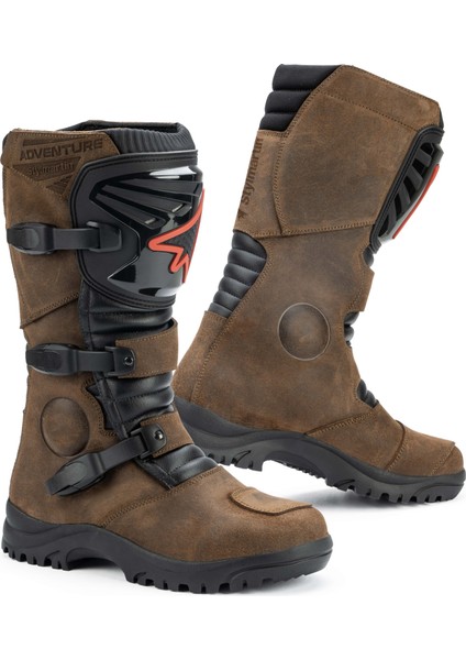 Overlander Wp Brown Korumalı Motosiklet Ayakkabısı