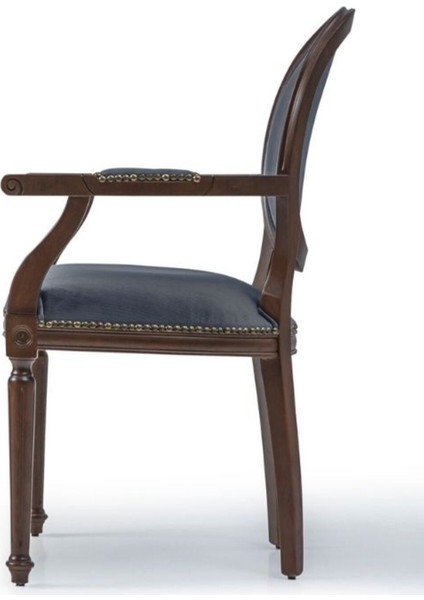 Madalyon Kolçaklı Ahşap Klasik Sandalye fırsatları