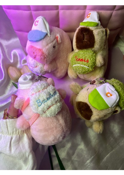 1 Adet Popüler Sevimli Capybara Peluş Anahtarlık Modelleri fiyatları
