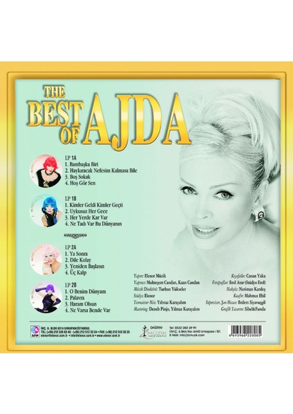 Ajda Pekkan The Best Of Ajda (Picture Disk) 2lp