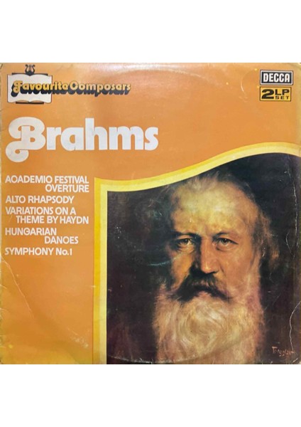 Brahms Academıc Festival Overture Double Classic Lp Plak