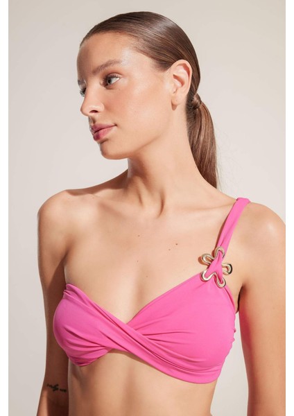 Ayje x DeFacto Tek Omuzlu Bikini Üstü C5724AX24HS fırsatları