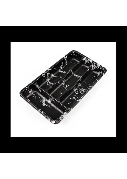 Siyah - 4 Bölmeli Çekmece Içi Kaşıklık 36X20CM (5047)