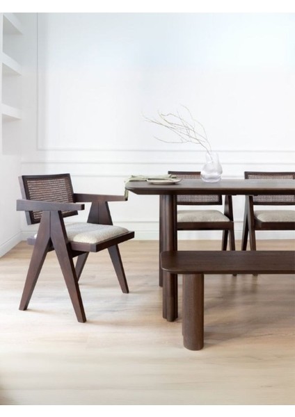 Luna Hazeranlı Ceviz Ahşap Sandalye fiyatları