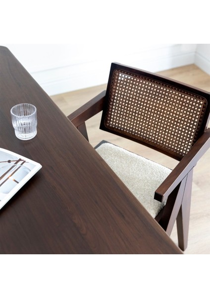 Luna Hazeranlı Ceviz Ahşap Sandalye modelleri