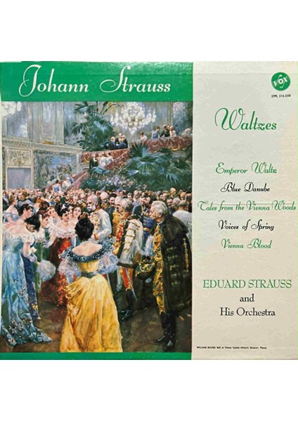 Johann Strauss Waltzes Classic Lp Plak