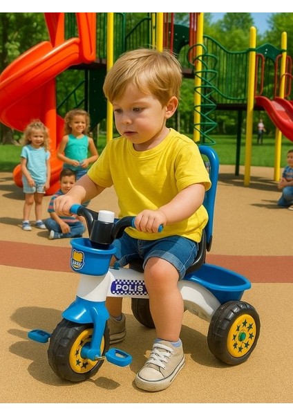 Mini Polis Güç Pedalı-Polis Devriye Bisikleti-Cesur Polis Pedal Bisiklet modelleri