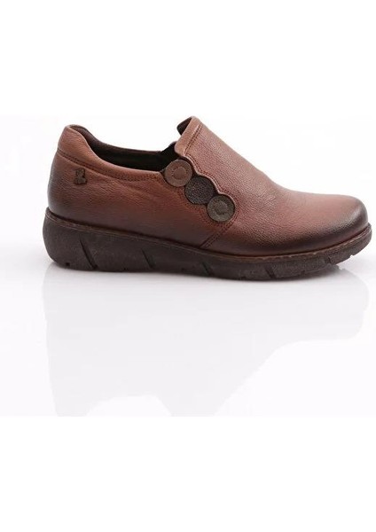 1953714k Kadın Deri Ayakkabı - Vizon - 37