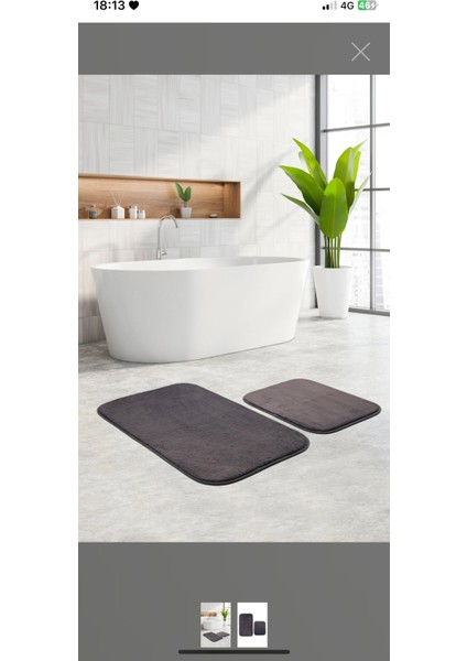 Villa 2 Li Banyo Paspası Klozet Takımı Ekstra Yumuşak fiyatları