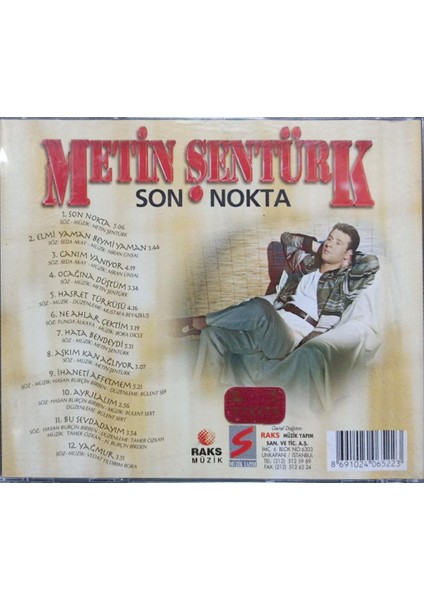 Dikkat CD Metin Şentürk – Son Nokta CD