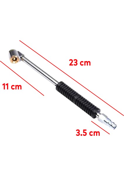 Çift Taraflı Lastik Şişirme Hava Jakı 1/4 Inç Hava Basınç Aparatı Oto Lastik Tabancası Ucu Başlığı fiyatları