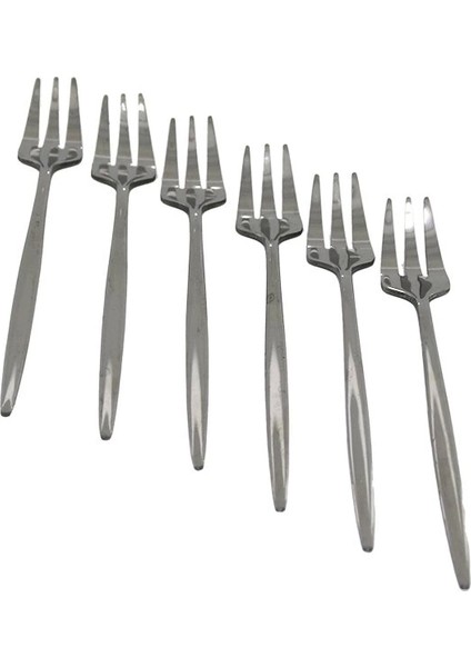 6pcs Metal Tatlı Çatal (5047)