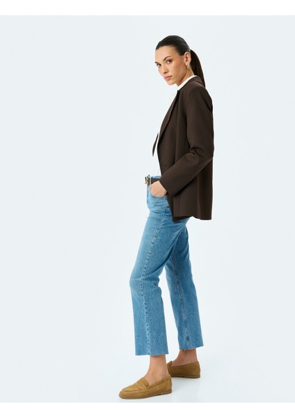 Yeni Sezon Crop Ispanyol Paça Bootcut Jean Pantolon - Kick Flare Jean