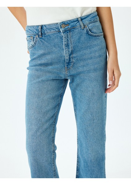 Yeni Sezon Crop Ispanyol Paça Bootcut Jean Pantolon - Kick Flare Jean
