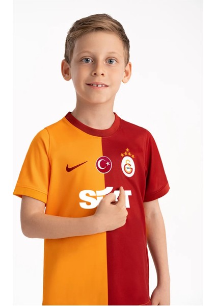 Galatasray Orijinal 23/24 5 Yıldız Parçalı Iç Saha Çocuk Forma