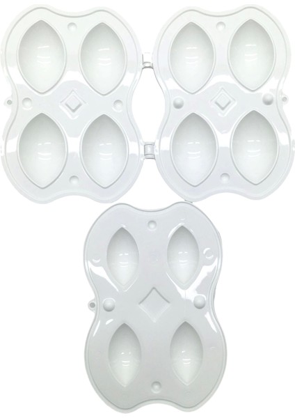 Plastik 4lü Içli Köfte Yapma Kalıp Aparatı (5047)