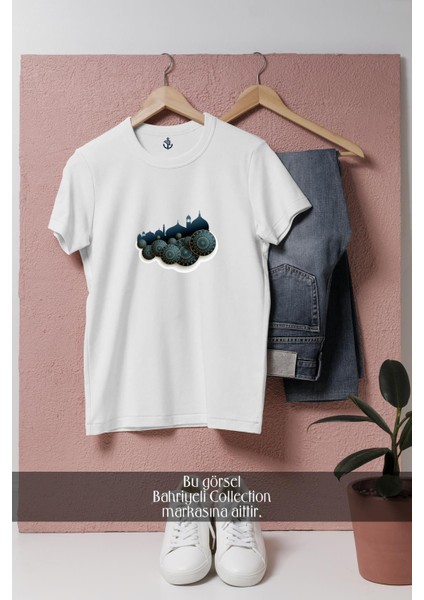 Oversize Islam ve Müslümanlık Sembol Tasarımlı Unisex T-Shirt