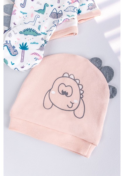 Dino Temalı 5 Parça Bebek Hastane Çıkışı Bebek Takımı fırsatları