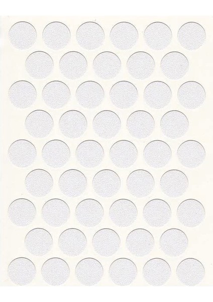 Yapışkanlı Vida Tapası (Beyaz) 10 mm