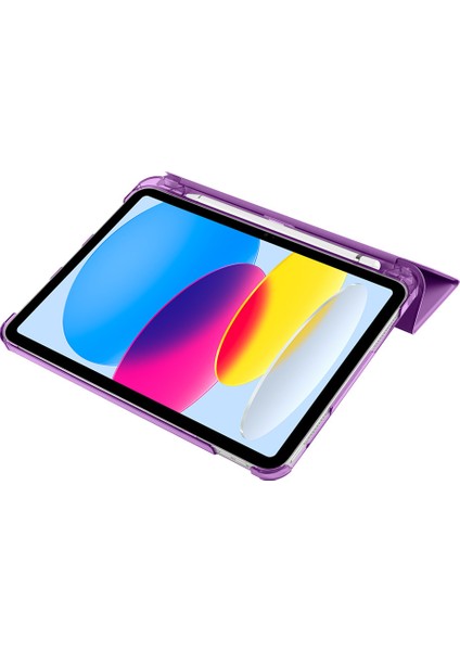 Apple iPad A16 11.nesil 2025 Smart Folio Cover Akıllı Uyku Modlu Pu Deri Standlı Tablet Kılıfı fırsatları