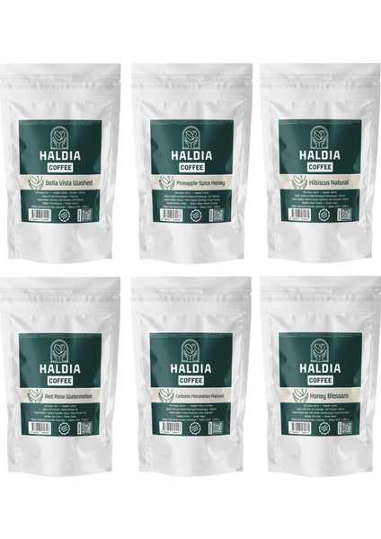 6X100GR Nitelikli Kahve Tadım Seti