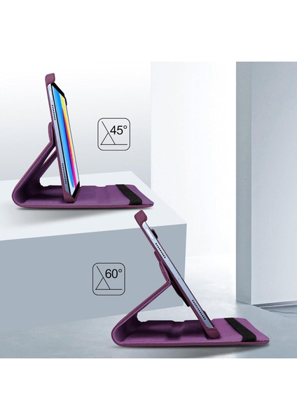 Apple iPad A16 11.nesil (A3354-A3355) 360 Dönebilen Pu Deri Standlı Tablet Kılıfı modelleri