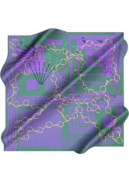 951 Aker Twill Ipek Eşarp 8992713