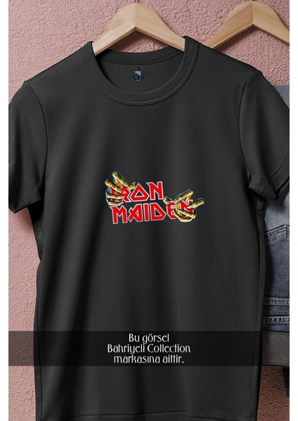 Oversize Iron Maiden Tasarımlı Unisex T-Shirt fiyatları