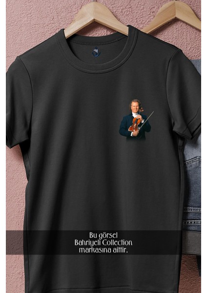 Oversize André Rieu The Music Of The Night Cep Tasarımlı Unisex T-Shirt fiyatları