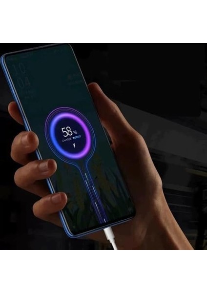 33 Watt USB Hızlı Şarj Başlık Adaptör + 1m Hızlı Şarj Kablosu Fast Turbo Qualcomm 3.0 Ms-11 Hızlı Şarj Göstergeli (Yerli Üretim)