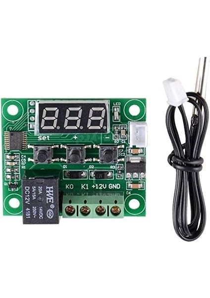 Kontrol W1209, Zaman Ayarlı Röle FRM01, Nem ve Isı Ölçer 3 Bir Paket Içinde
