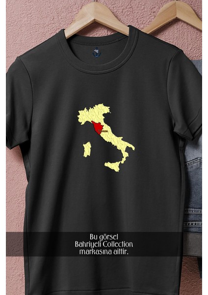 Oversize Italya Toscana Tasarımlı Unisex T-Shirt fiyatları