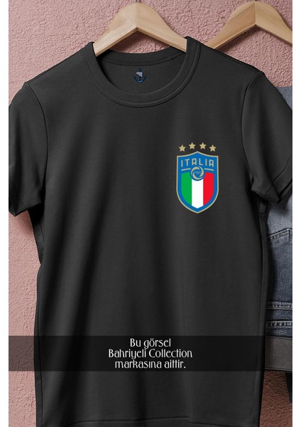 Oversize Italya Ulusal Futbol Takımı Cep Tasarımlı Unisex T-Shirt fiyatları