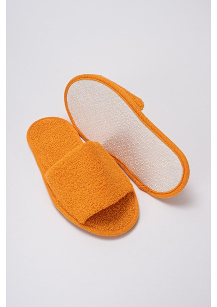 CozySteps Banyo Ve Ev Terliği – %100 Pamuk Havlu Kaymaz İnce Taban , Yüksek Su Emicilik