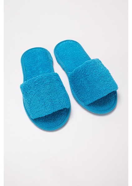 CozySteps Banyo Ve Ev Terliği – %100 Pamuk Havlu Kaymaz İnce Taban , Yüksek Su Emicilik