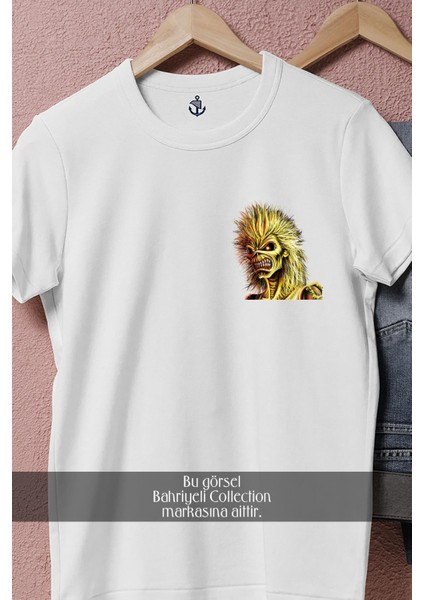 Oversize Iron Maiden Icon Cep Tasarımlı Unisex T-Shirt fiyatları